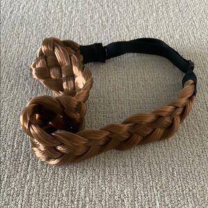 Braided Thick Dark Stawberry Blonde Headband